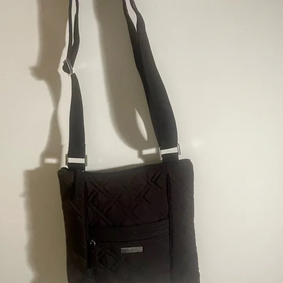 Vera Bradley Dark Brown Quilted Shoulder Bag - Picture 5 of 8